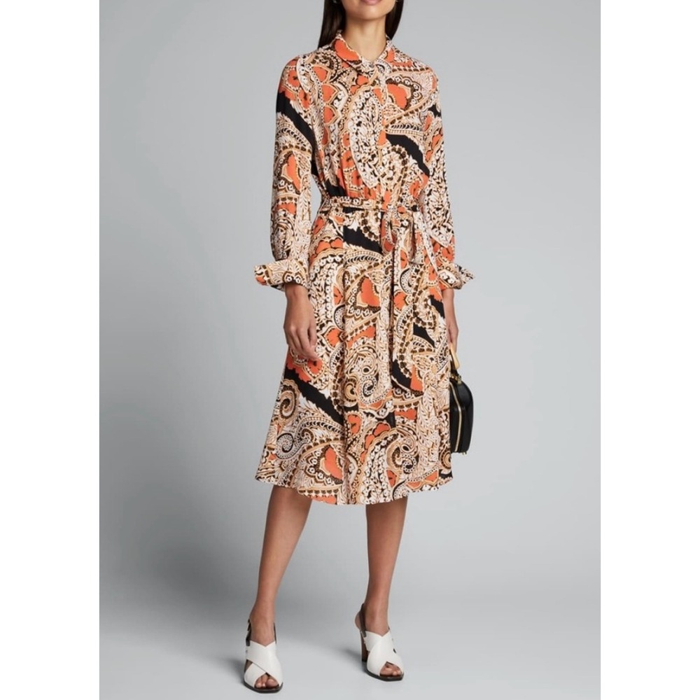 KOBI HALPERIN Madi Paisley‎ Shirt Dress